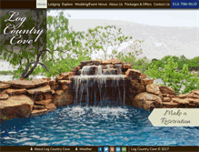 Tablet Screenshot of logcountrycove.com